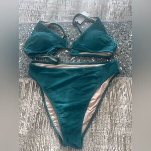 Shade & Shore Blue Bikini Classic Swimwear